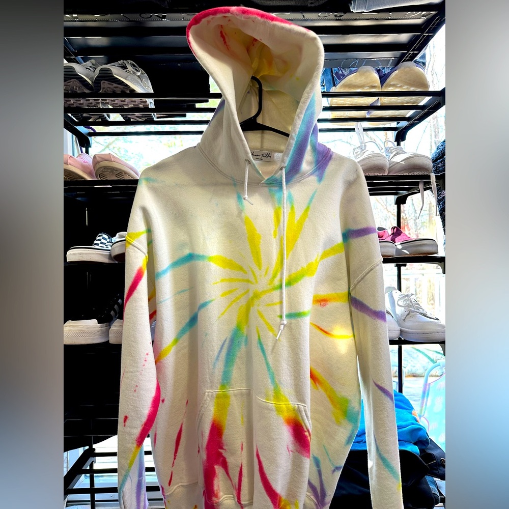Colorful Tie-Dye Hoodie